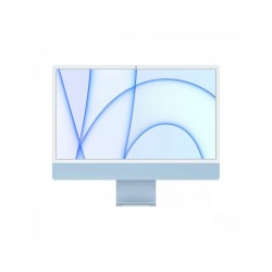 iMac 24" Retina 4.5K: CPU Apple M1 chip 8-core / GPU 8-core / Ram 8GB / HD 256GB / Ethernet / Touch ID - Blu