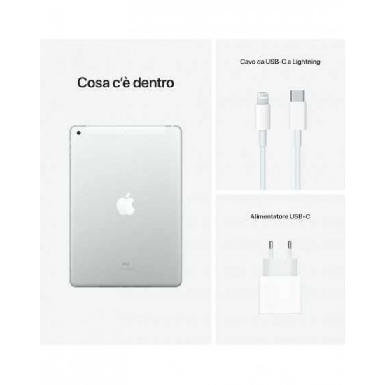 10.2-inch iPad Wi-Fi + Cellular 64GB - Argento